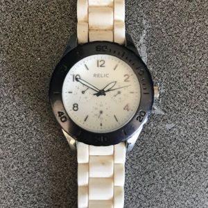 White relic watch